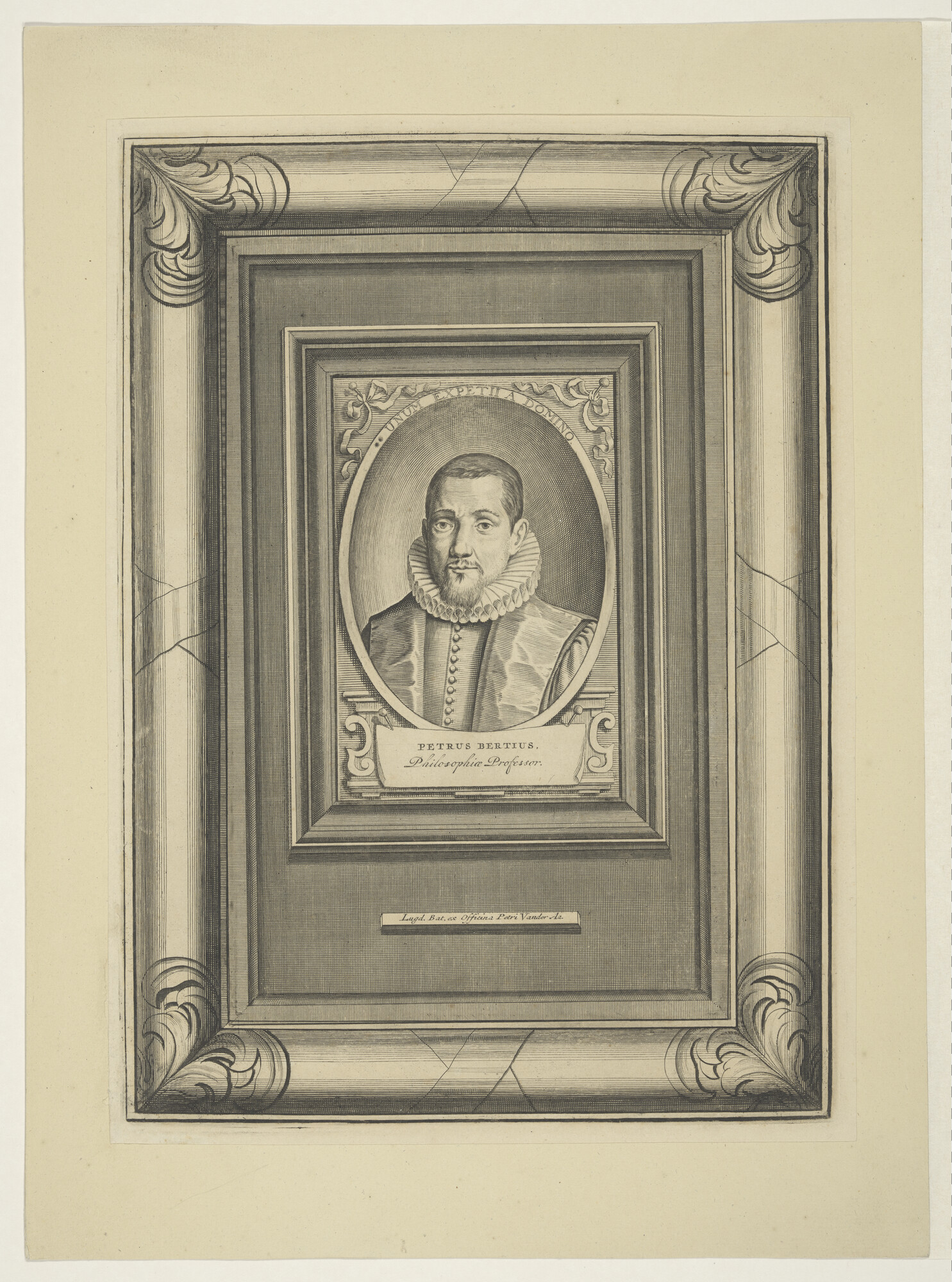 A.0075(066); Portret van Petrus Bertius, filosoof en cartograaf; prent