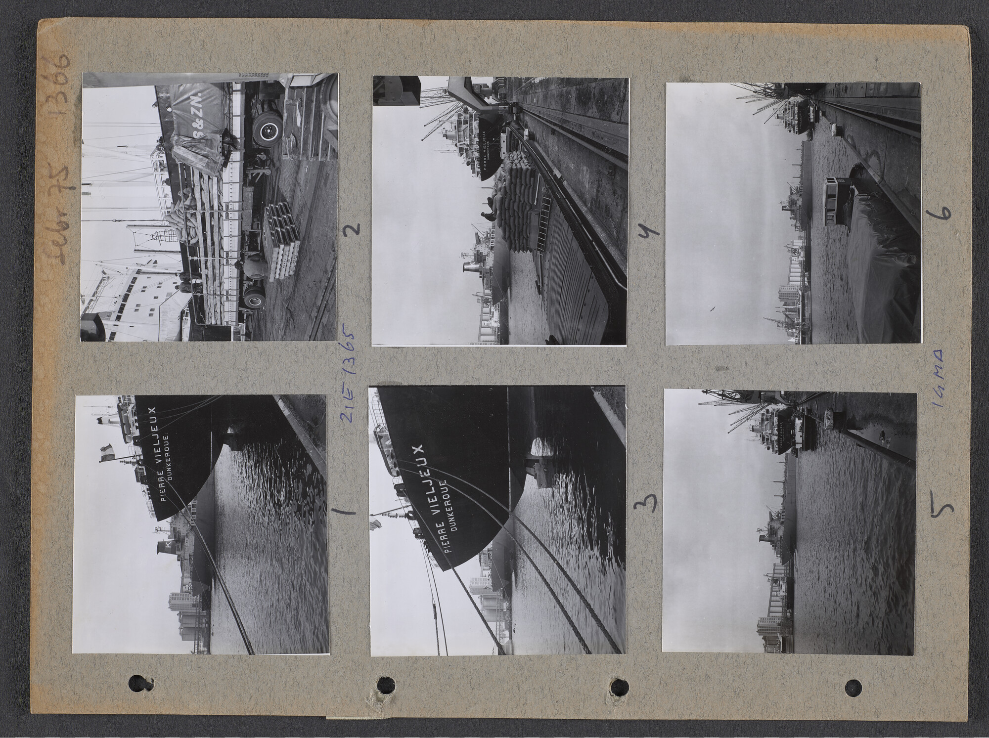 S.9102(35); Multomap met foto's door Ben Burgers, samengesteld door de Vereniging De Amsterdamsche Haven; foto