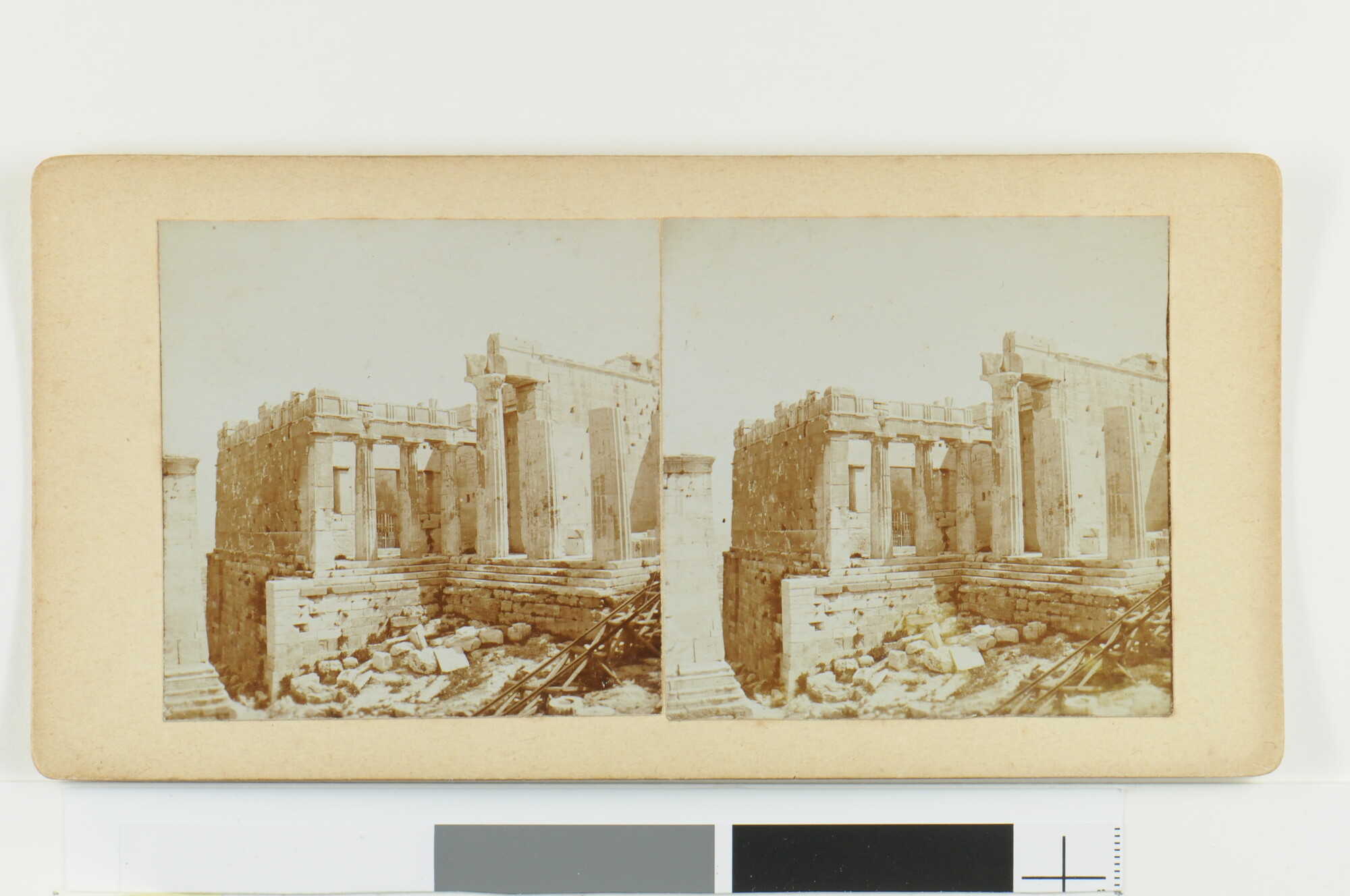 RS.0713(04); Gezicht op het Parthenon in Athene; foto