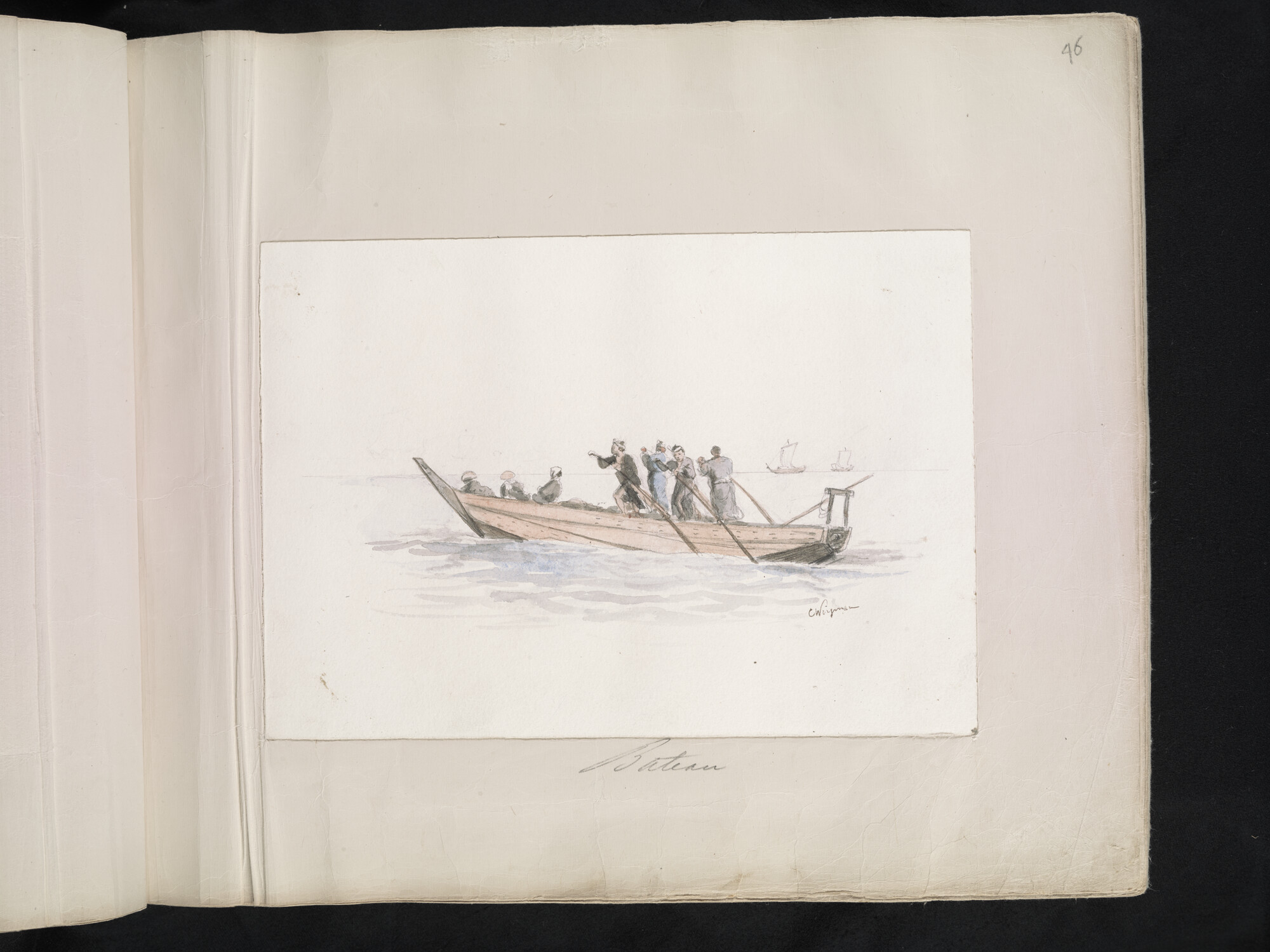 S.3628(02); Album nr. 1 uit een serie van drie van de Nederlandse consul in Japan Dirk de Graeff van Polsbroek; fotoalbum