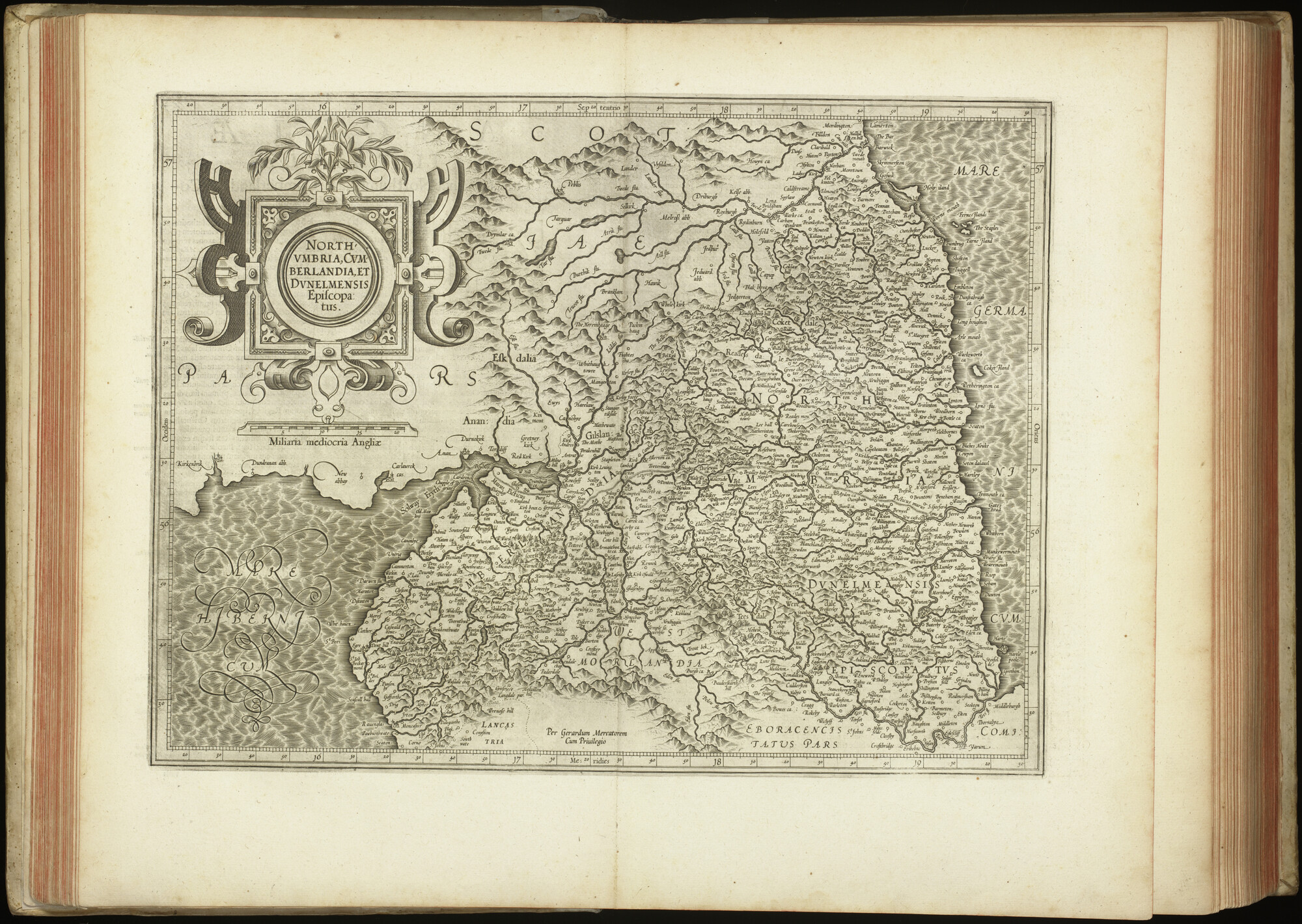 A.0145(227) [kaart 022]; Kaart van Noord-Engeland; kaart