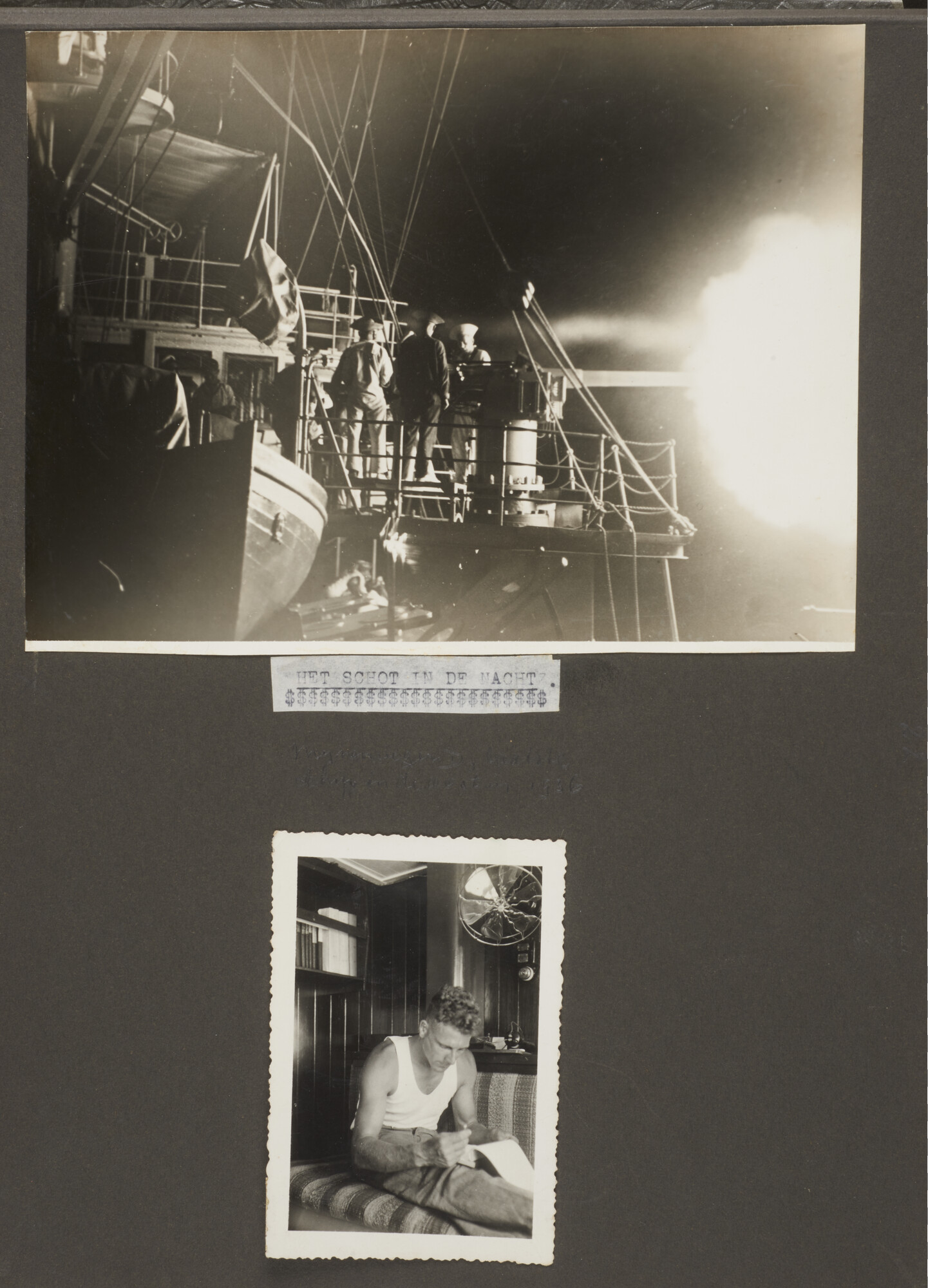 2019.0973; Fotoalbum van luitenant-ter-zee 2e klasse bij de Dienst der Conservatie Bouwen Huisman (1912-2001); fotoalbum