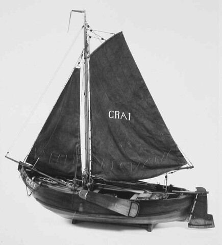 A.5277; Model van de Zeeuwse hengst GRA 1; scheepsmodel