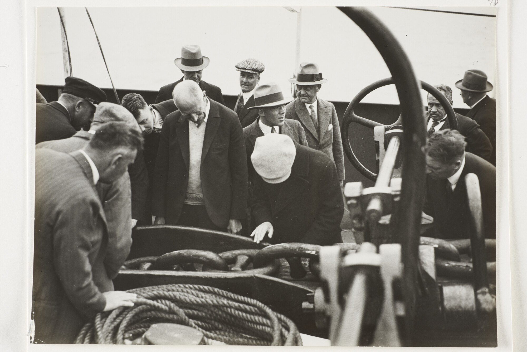 S.5444(00763)06; Foto van het mailschip ms. Marnix van Sint Aldegonde van de SMN tijdens de proefvaart; foto