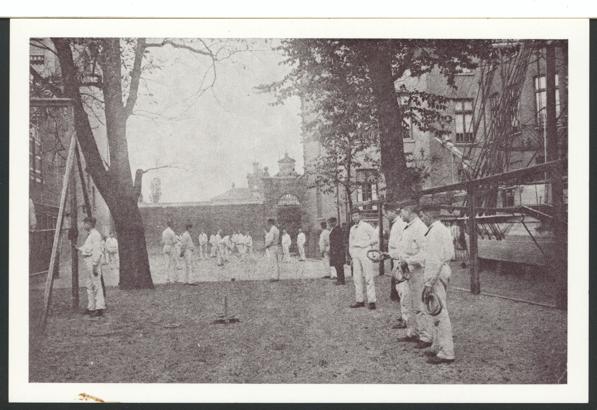 A.6762; Vijf reproducties van foto's van het leven in en rond de Kweekschool voor de Zeevaart; prentbriefkaart-serie