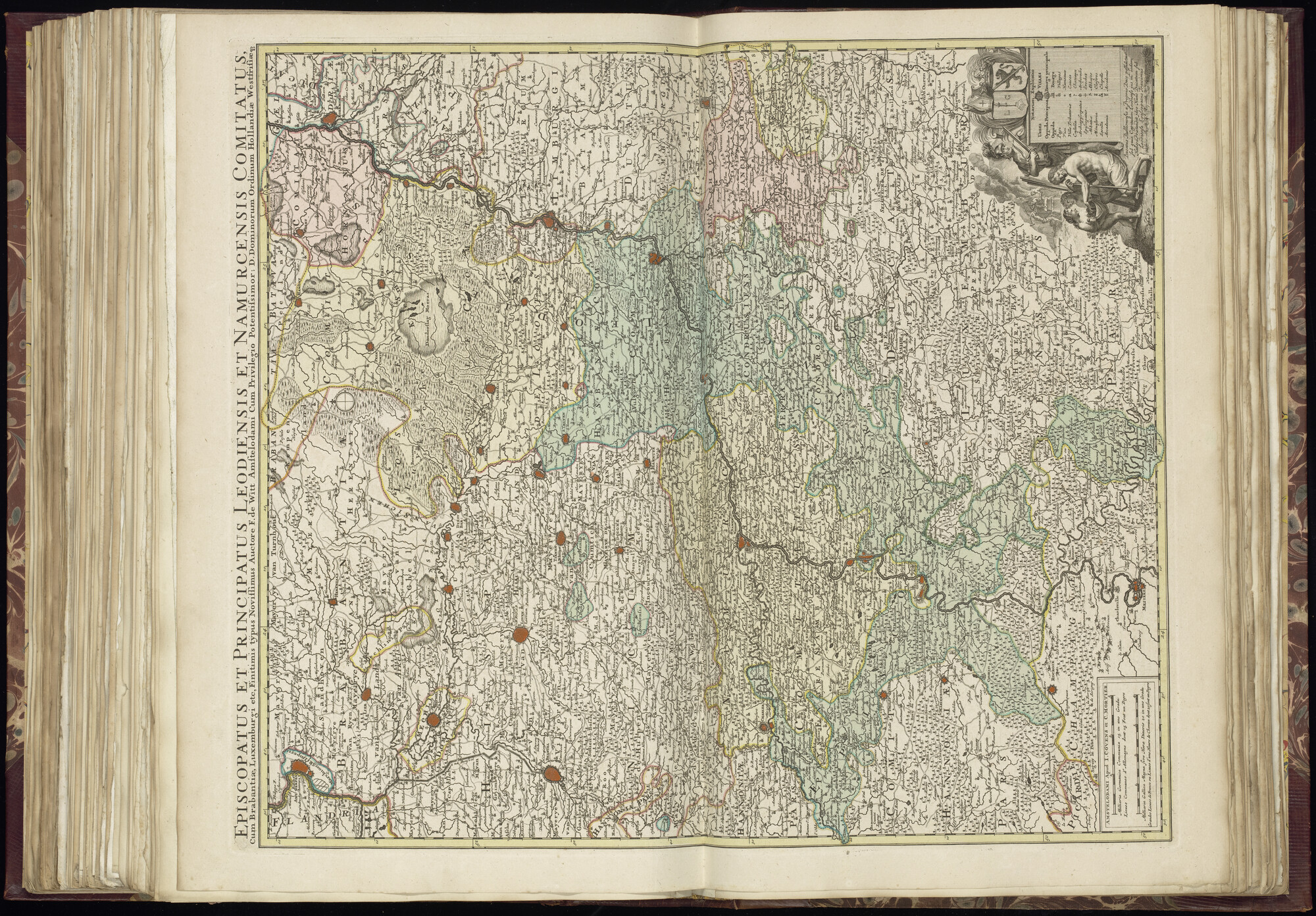 B.0032(028) [kaart 104]; Kaart van Oost-België, Zuid-Nederland en Noord-Frankrijk; kaart