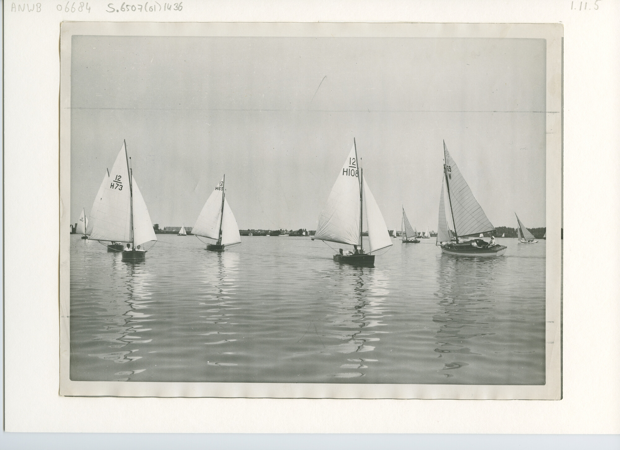 S.6507(01)1436; De Sharpies in actie.; foto