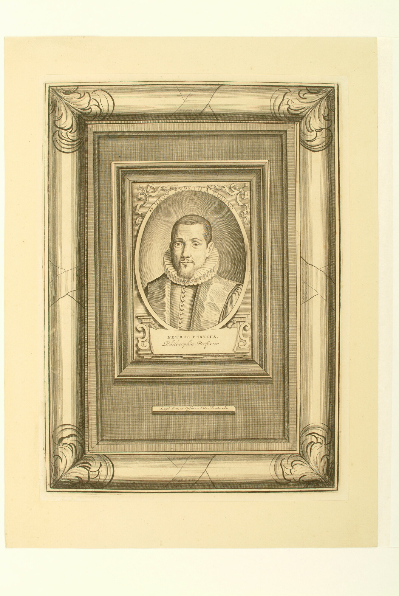 A.0075(066); Portret van Petrus Bertius, filosoof en cartograaf; prent