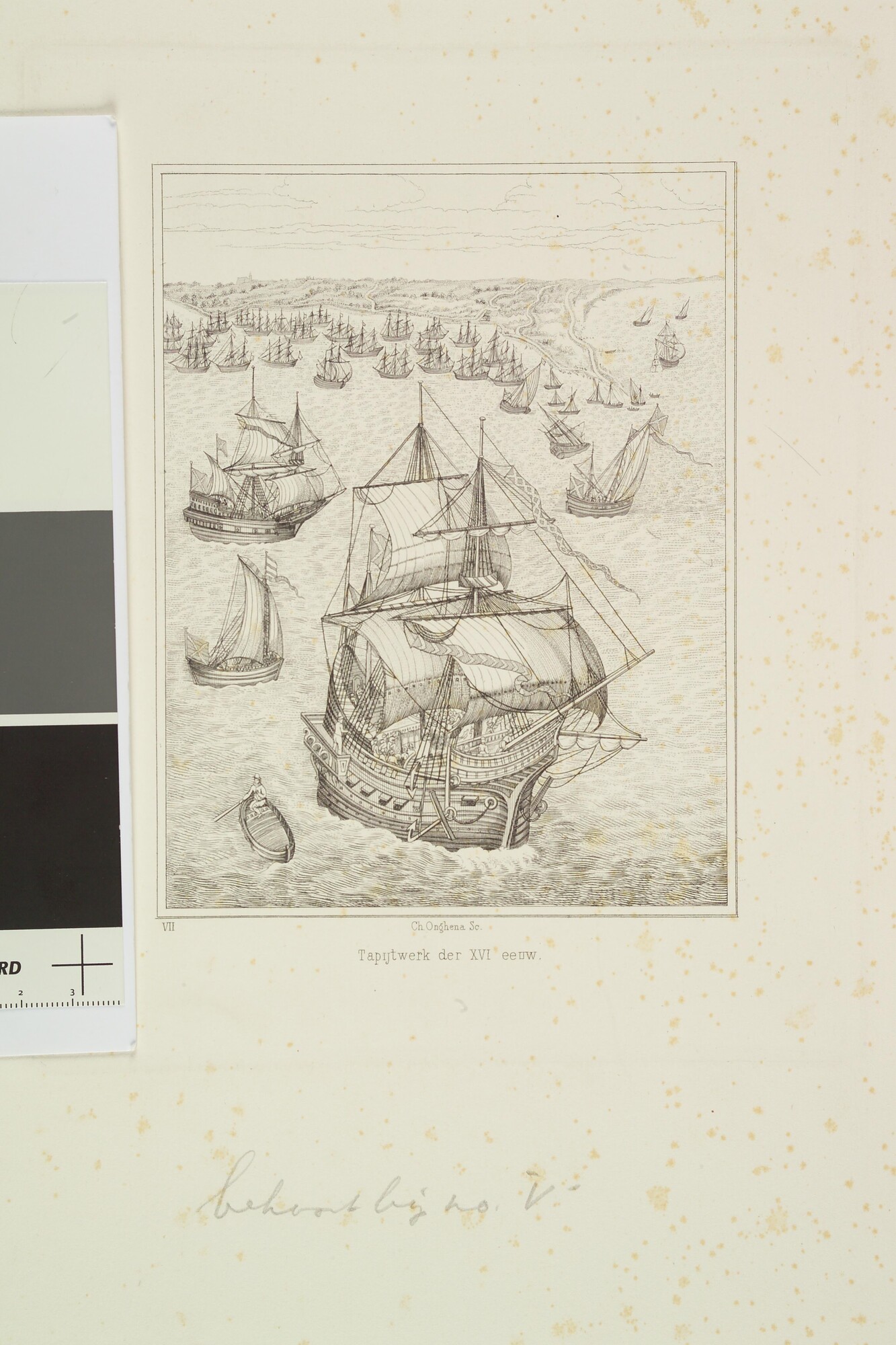 S.0280(01)6; De afbreuk door de Zeeuwen aan de verdedigingswerken der Spanjaarden; prent