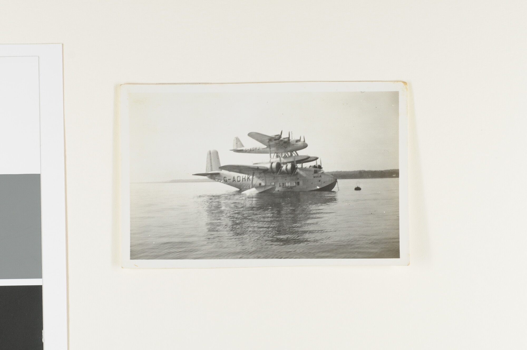 A.2867(01)106; De watervliegtuig combinatie 'Short Mayo Composite' bestaande uit de watervleigtuigen S.21 'Maia' en S.20 'Mercury'; foto