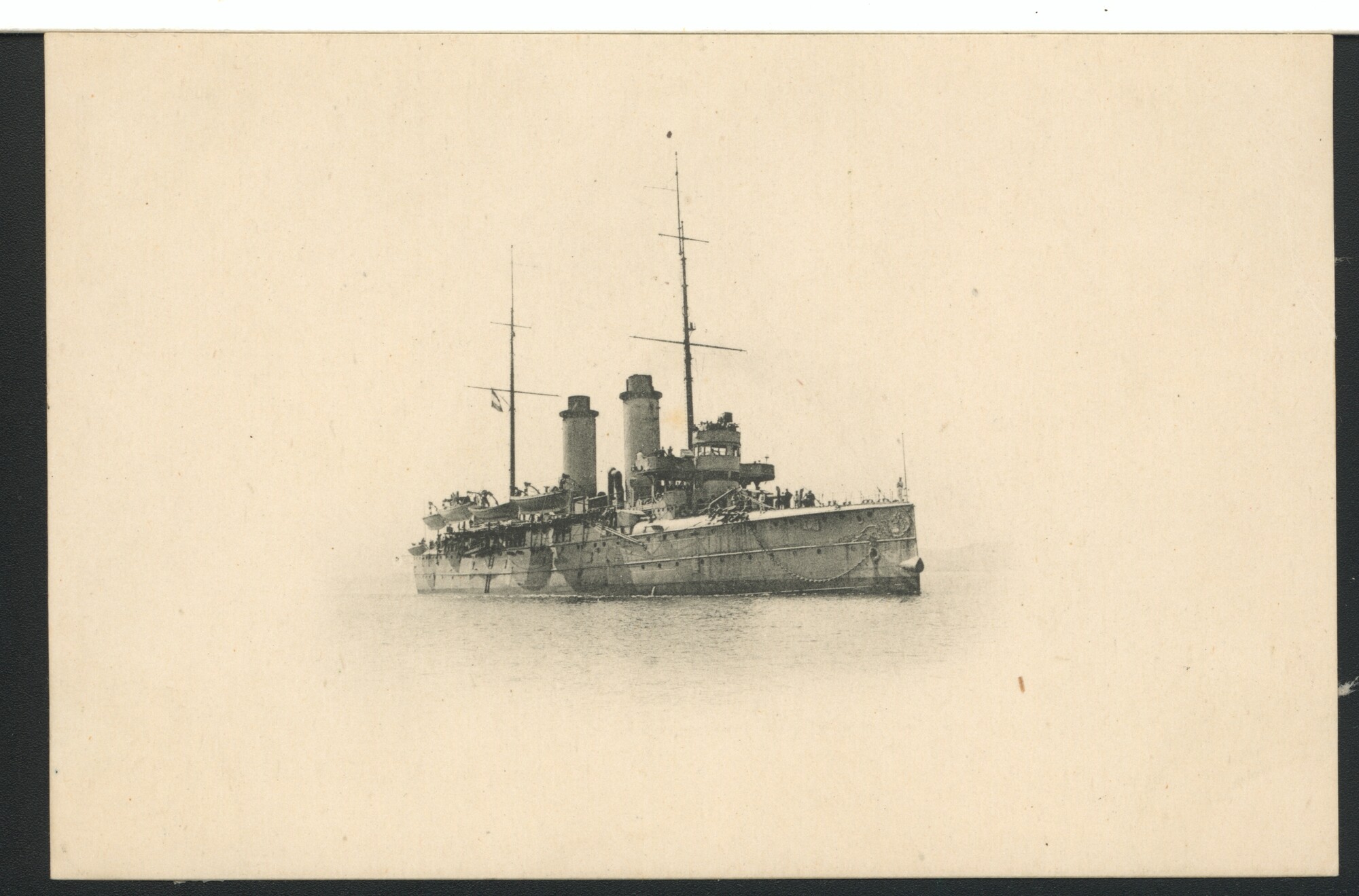 A.2867(04)02; Het pantserdekschip Hr.Ms. 'Zeeland' gezien te Algiers; prentbriefkaart